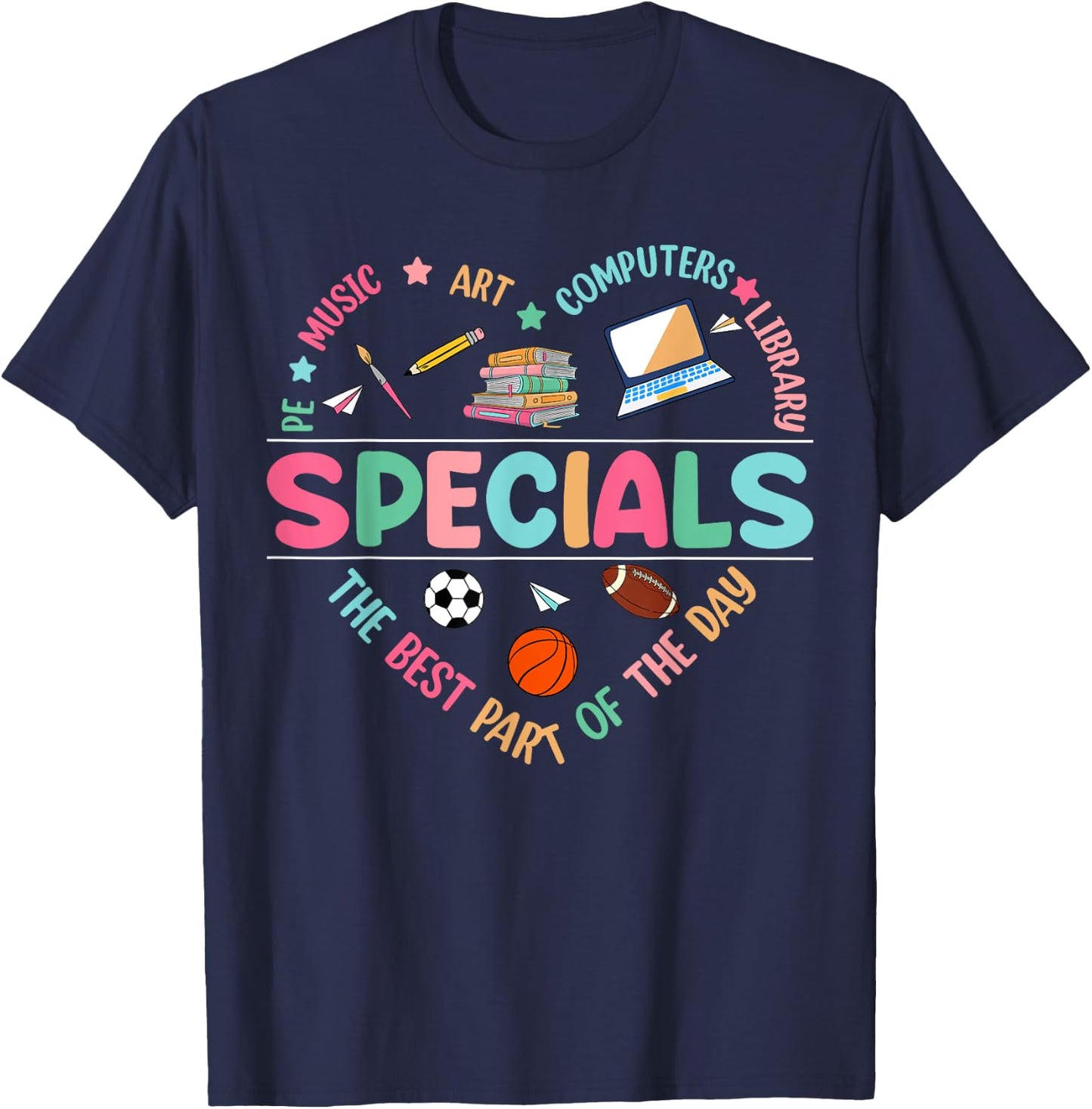 Specials The Best Part Of The Day T-Shirt - T-Shirt | Navy
