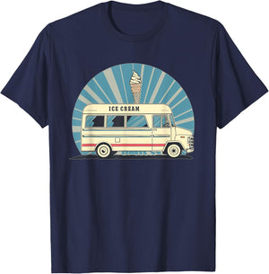 Awesome Ice Cream Truck Costume for Boys and Girls T-Shirt - T-Shirt | Navy