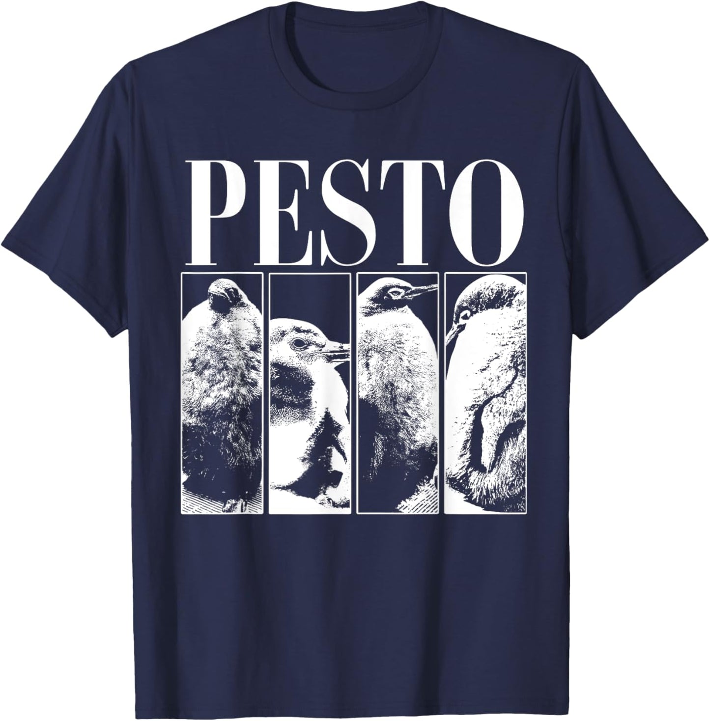 Pesto The Penguin Cute Baby Pesto For Animals Penguin Lovers T-Shirt - T-Shirt | Navy
