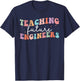 Groovy Teaching Future Engineers Teacher Engineering School T-Shirt - T-Shirt | Navy