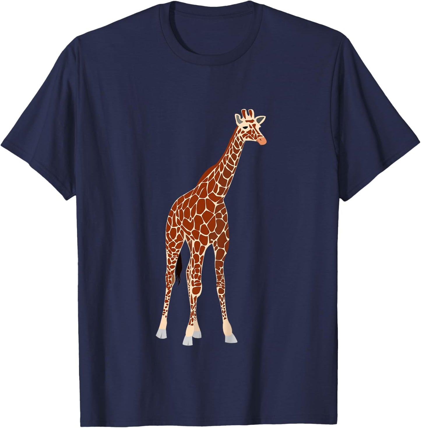 Giraffe Kids Shirt - Boys & Girls Age 3-12 T-Shirt - T-Shirt | Navy