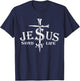 Jesus Cross Christ Saved My Life Quote Saying Christian T-Shirt - T-Shirt | Navy