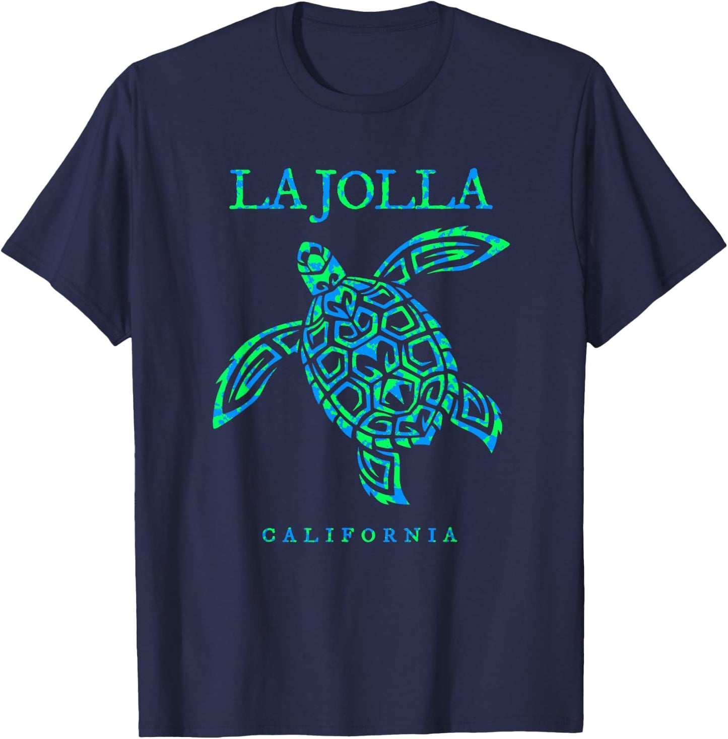 La Jolla California Sea Turtle Boys Girls Toddler T-Shirt - T-Shirt | Navy