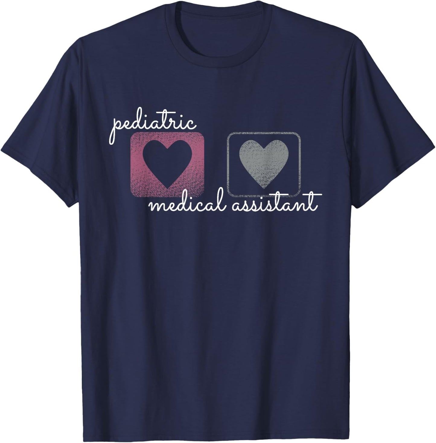 Pediatric Medical Assistant Pediatric MA Oncology Cardiology T-Shirt - T-Shirt | Navy