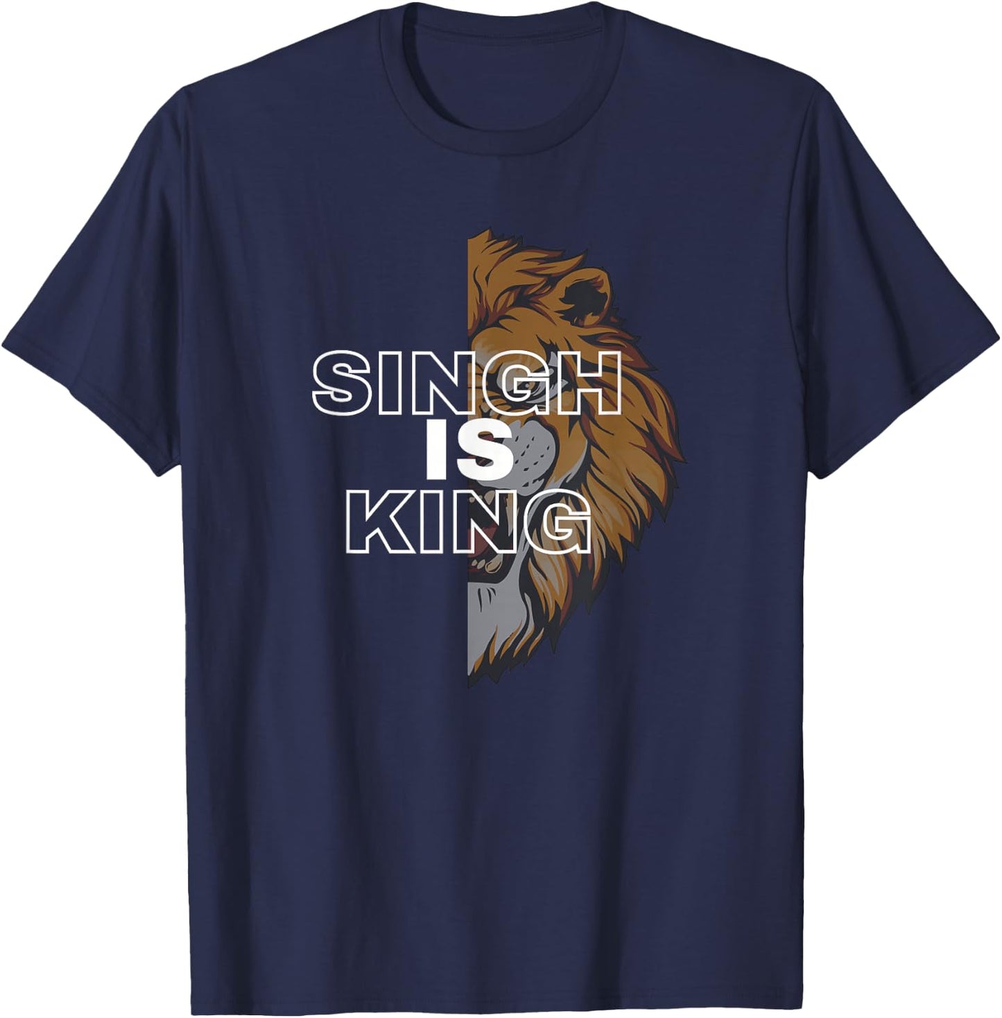 Singh Is King T-Shirt - T-Shirt | Navy
