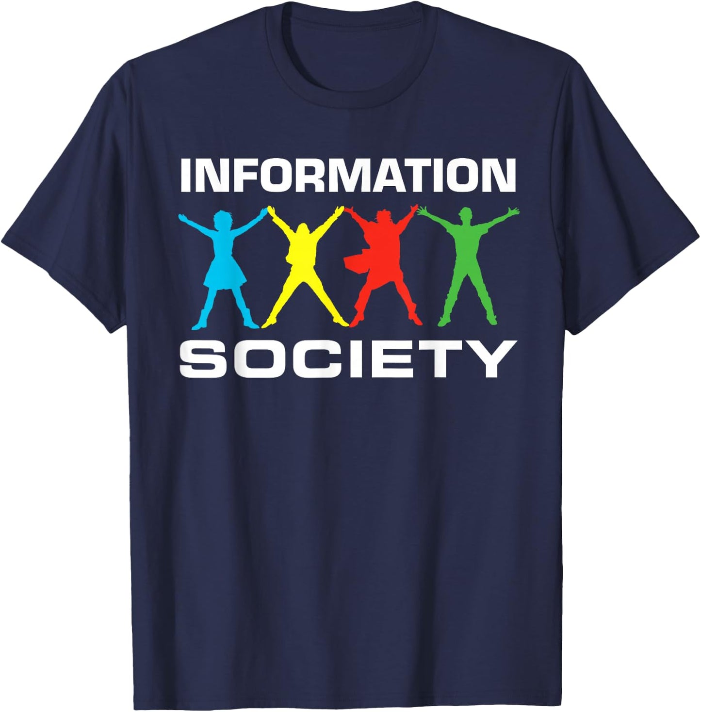 Information Society Jump T-Shirt - T-Shirt | Navy