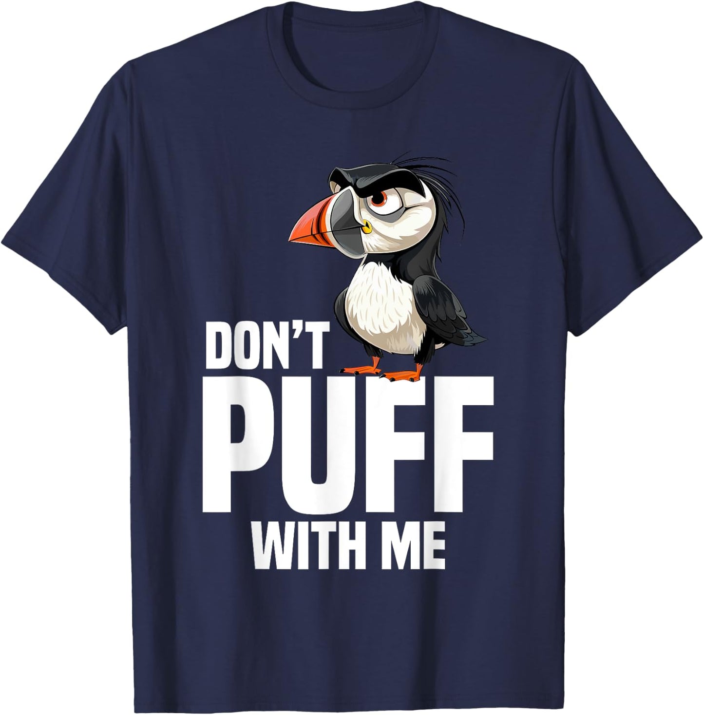Puffin Stuffed Animal iceland Costume Stuffed Puffin T-Shirt - T-Shirt | Navy
