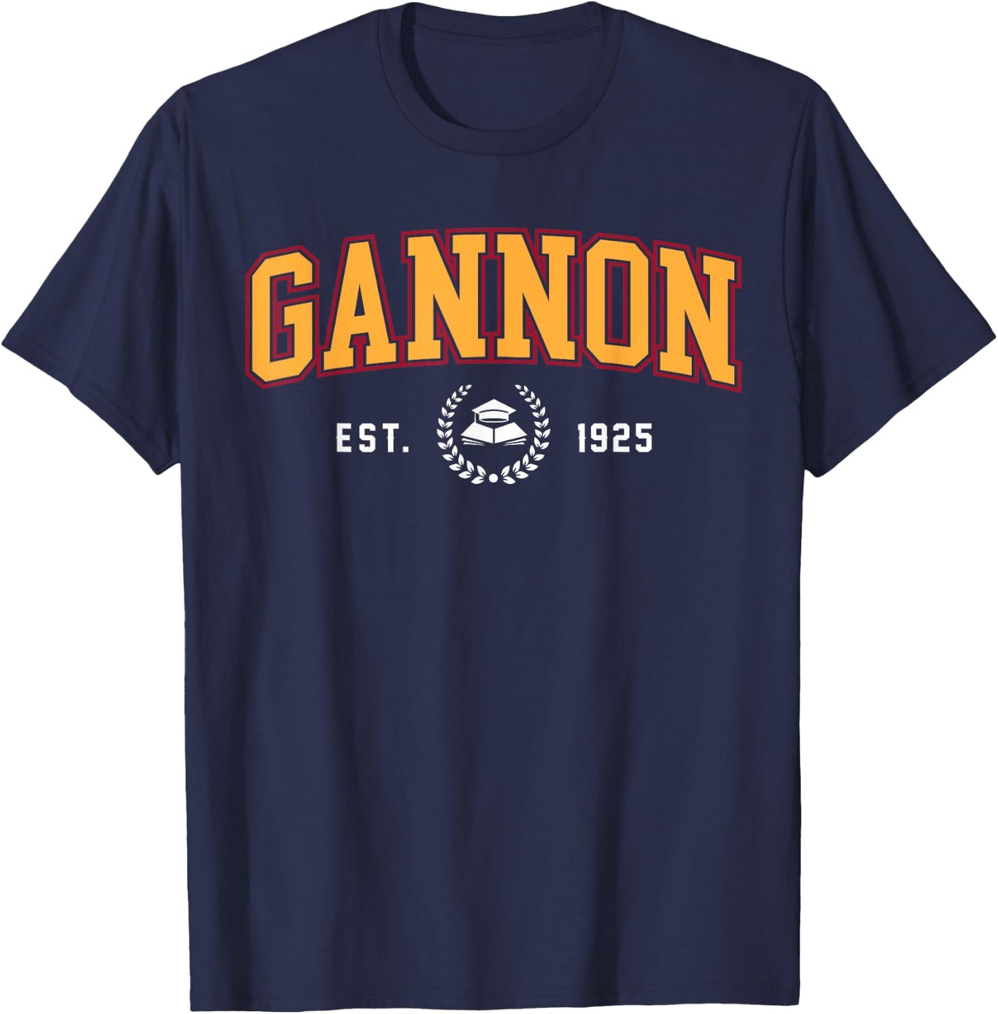 Gannon University Retro Men Women T-Shirt - T-Shirt | Navy