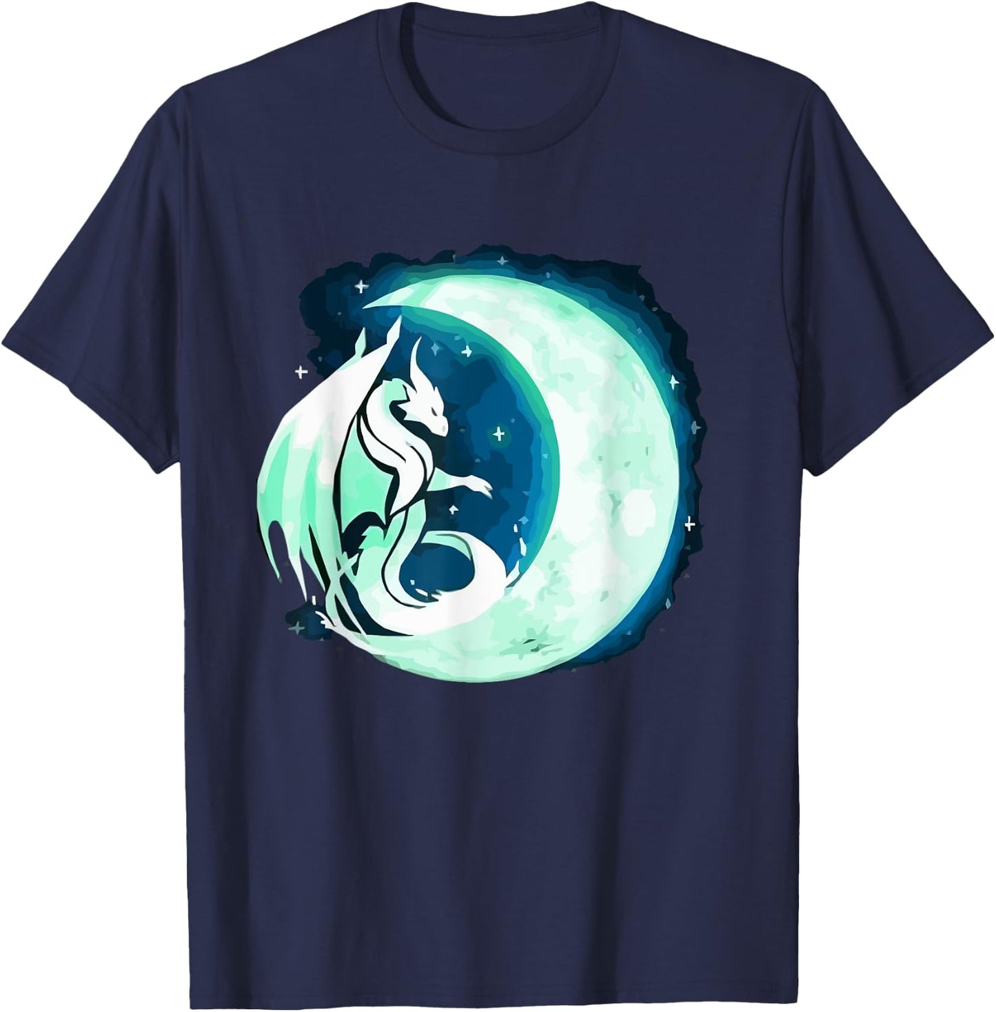 Dragon Moon T-Shirt - T-Shirt | Navy