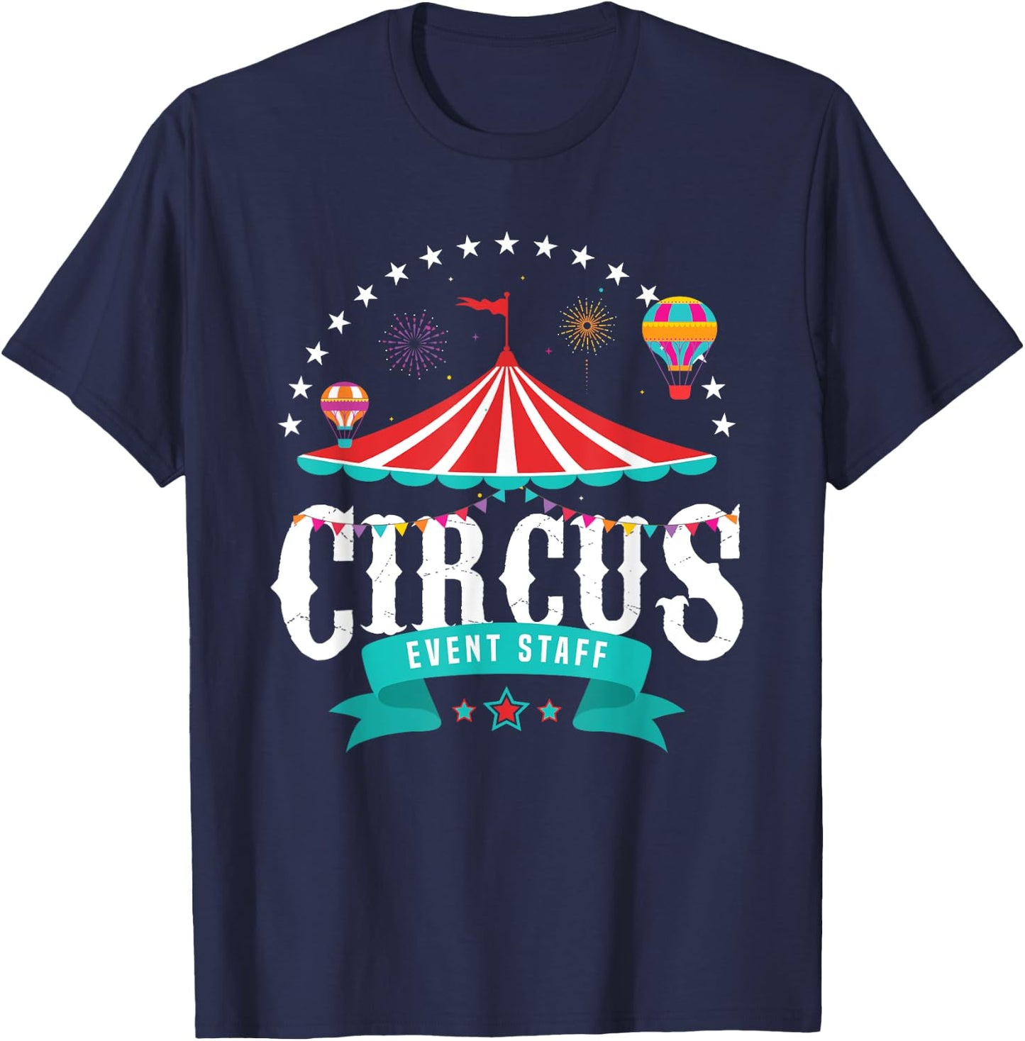 Circus Carnival Birthday Party T-Shirt - T-Shirt | Navy