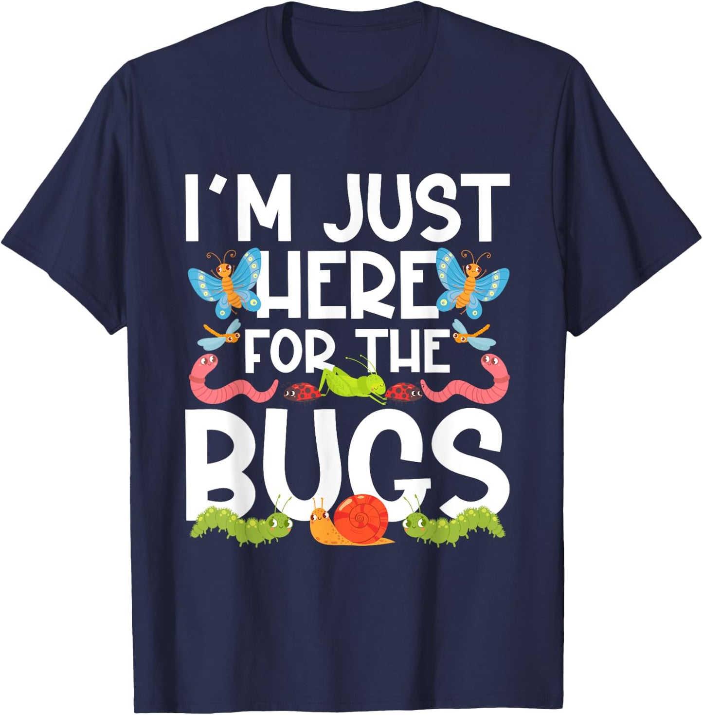 Bug Lover Insect T-Shirt - T-Shirt | Navy