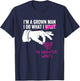 I'm a Grown Man I Do What My Daughter Wants Funny Girl Dad T-Shirt - T-Shirt | Navy