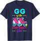 GG of the Birthday Girl Roller Skates Bday Skating Theme T-Shirt - T-Shirt | Navy
