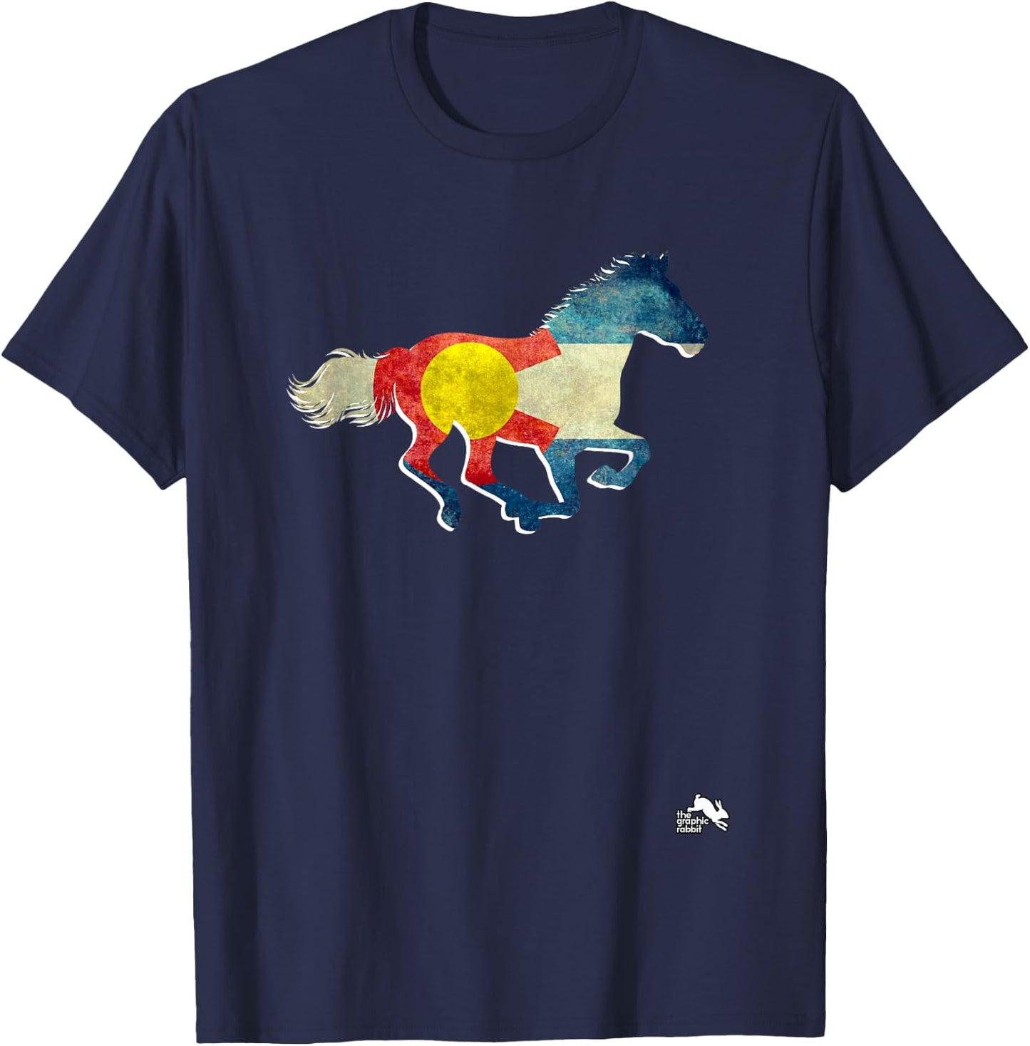 Colorado Horse T-Shirt - T-Shirt | Navy