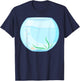 Funny Fish Bowl Costume T-Shirt - T-Shirt | Navy