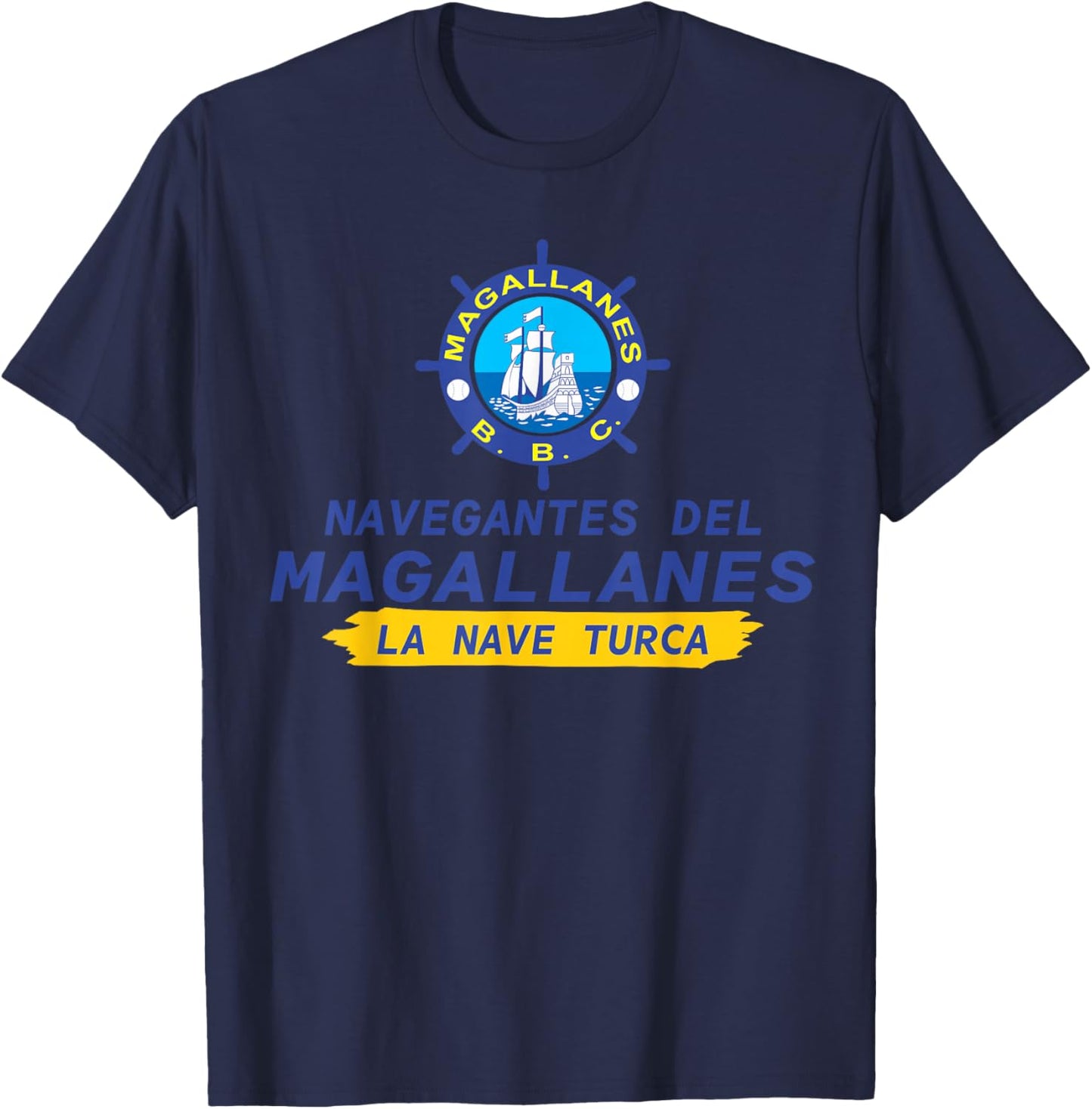 Orgullo Magallanero: Apoya a los Navegantes del Magallanes T-Shirt - T-Shirt | Navy