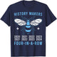 Manchester is Blue! Four in a Row, 2024, City T-Shirt - T-Shirt | Navy