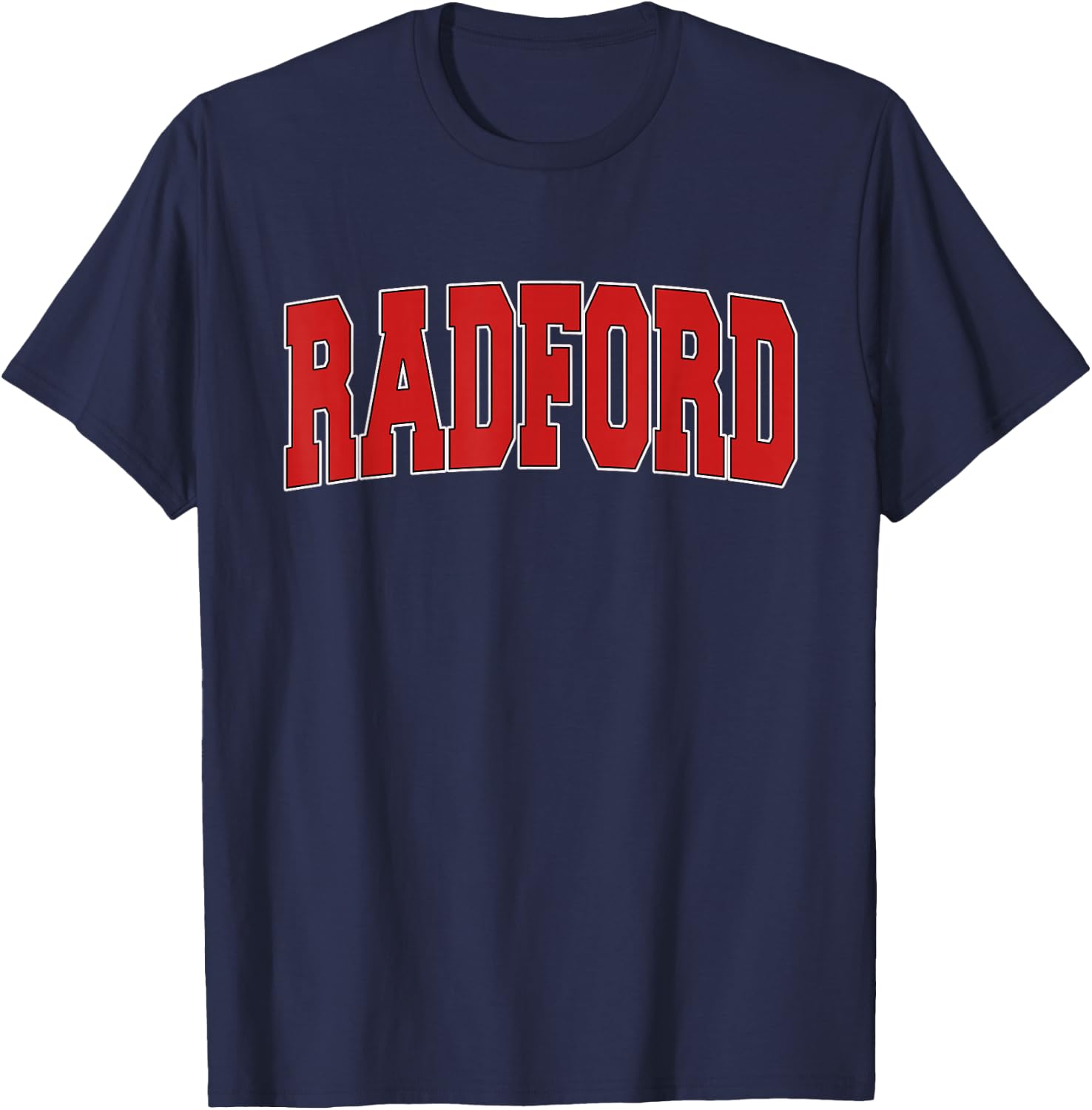 RADFORD VA VIRGINIA Varsity Style USA Vintage Sports T-Shirt - T-Shirt | Navy