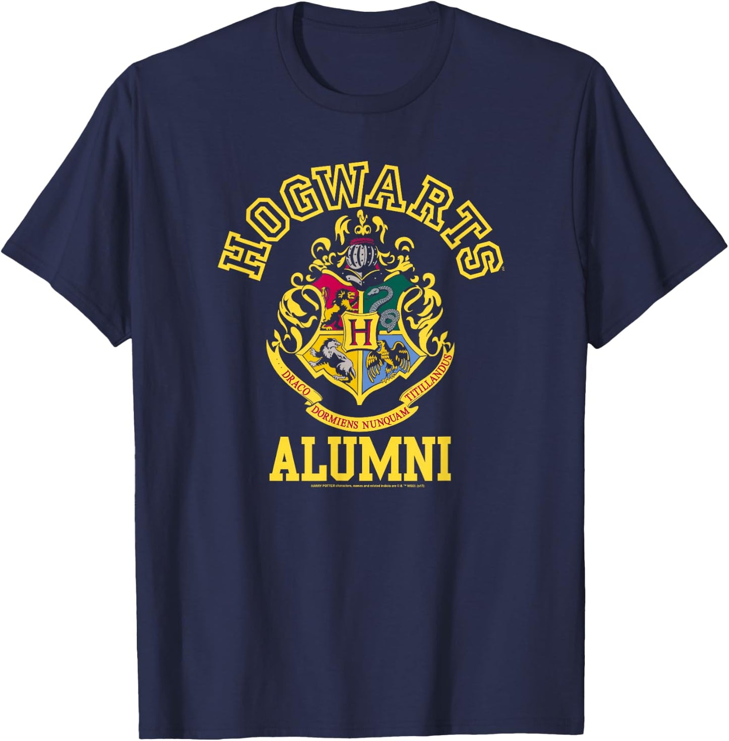 Harry Potter Hogwarts Alumni Crest T-Shirt - T-Shirt | Navy