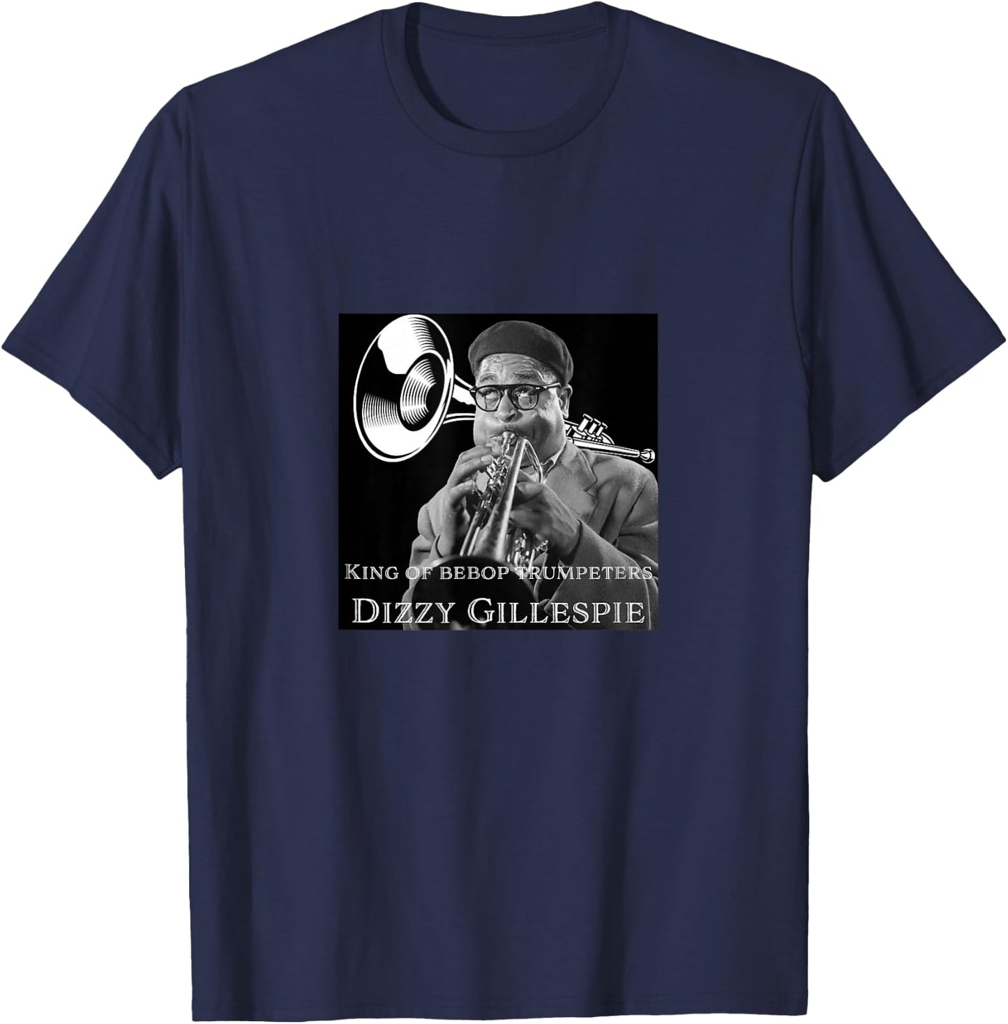 Dizzy Gillespie_001 T-Shirt - T-Shirt | Navy
