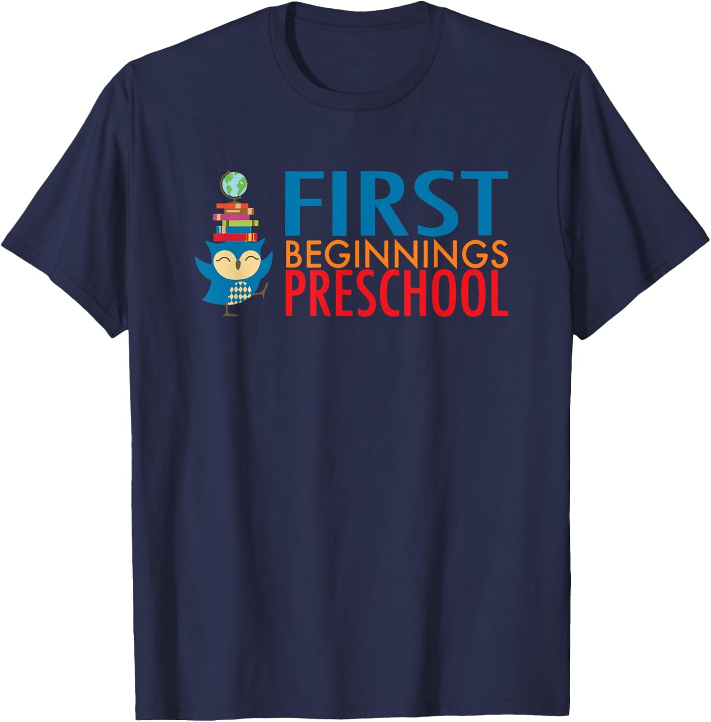 First Beginnings Preschool T-Shirt - T-Shirt | Navy
