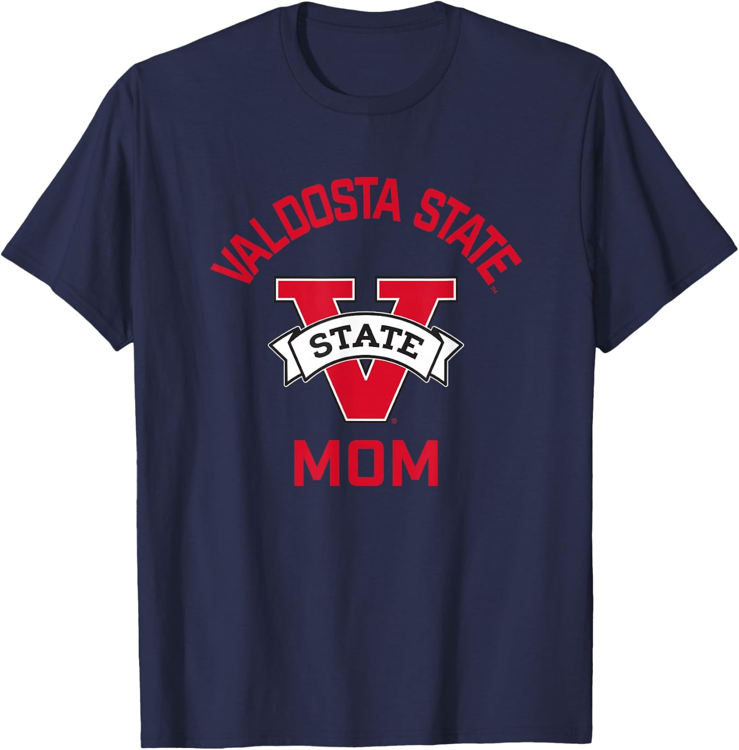 Valdosta State University Blazers Arched Mom T-Shirt - T-Shirt | Navy