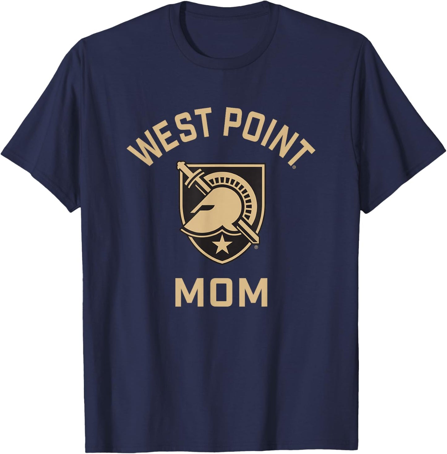 Army West Point Black Knights Arched Mom T-Shirt - T-Shirt | Navy