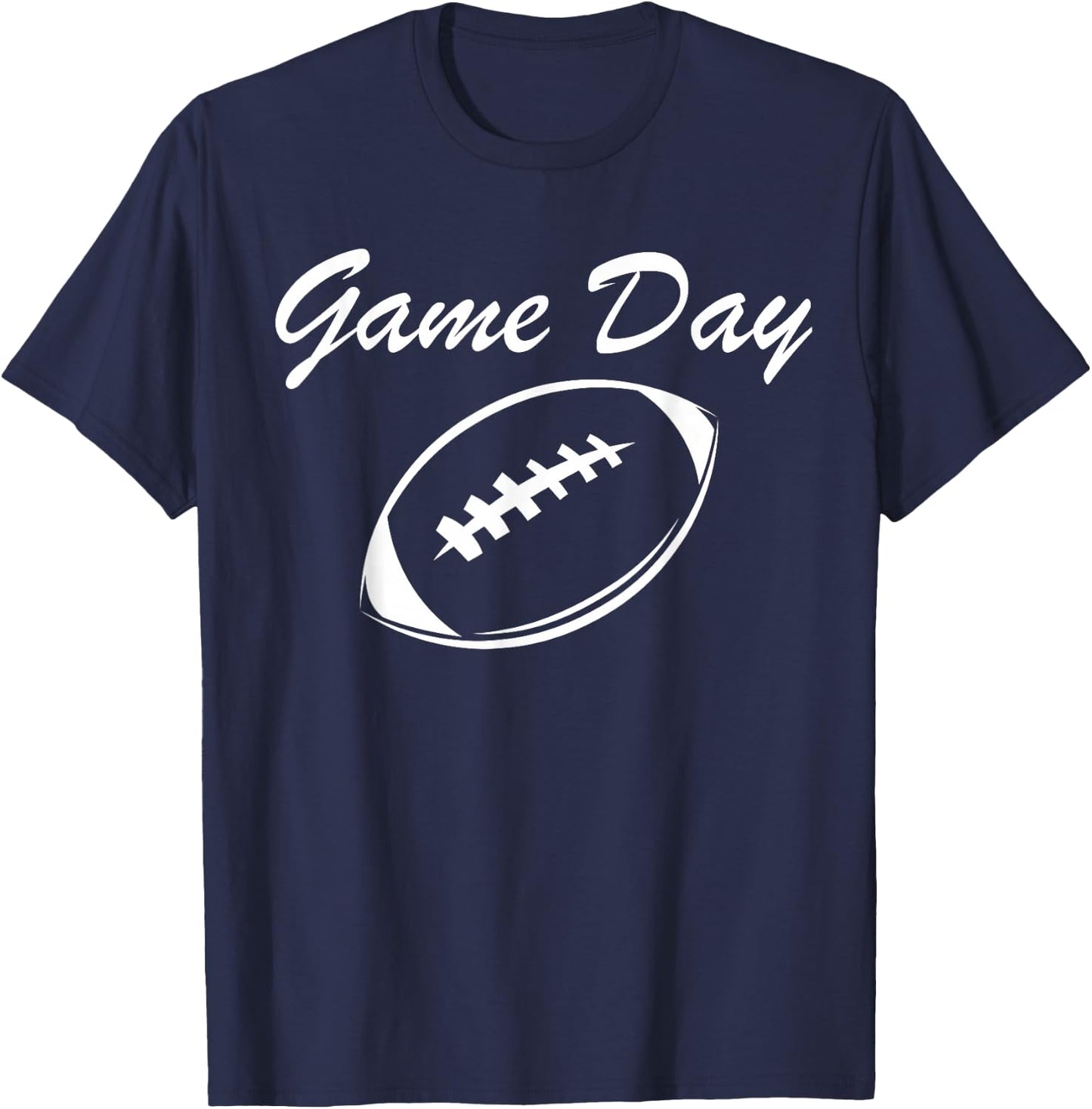 Game Day Football Shirts Cute Girls Kids Toddler T-Shirt - T-Shirt | Navy