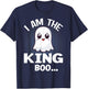 I Am The King Boo Halloween Matching Costume T-Shirt - T-Shirt | Navy