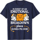 Emotional Breakdown Place Guinea Pig Cavy Pet Women Men Kids T-Shirt - T-Shirt | Navy