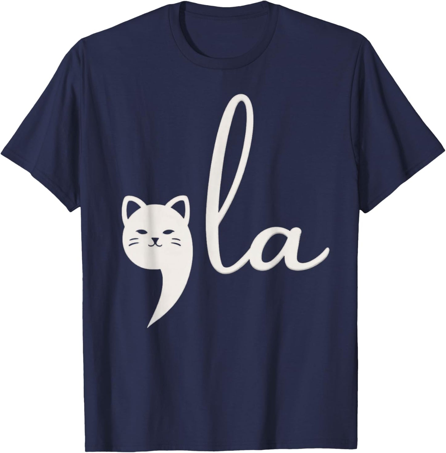 Kamala Harris Comma-La Cat Ladies for Harris T-Shirt - T-Shirt | Navy
