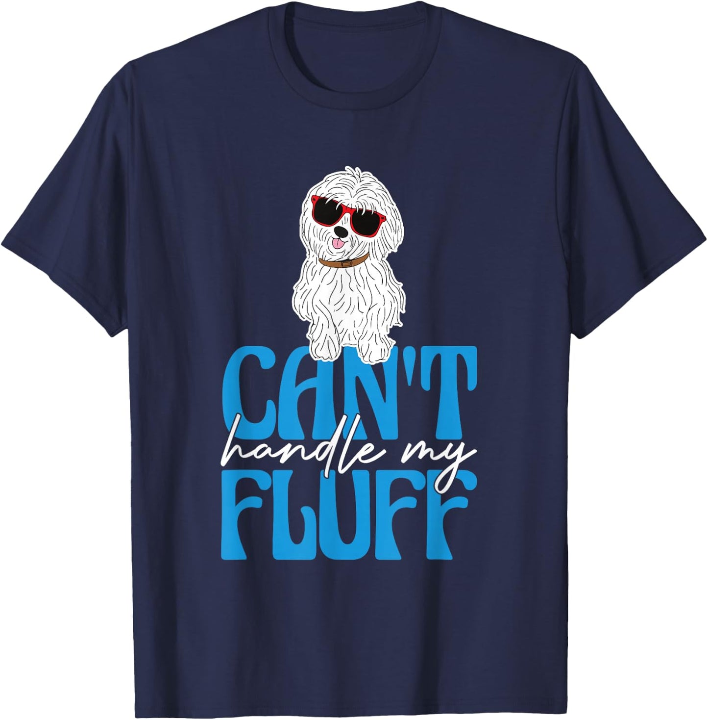 Coton De Tulear Lover Dog Owner Funny Coton De Tulear Men Women Girls Kids T-Shirt - T-Shirt | Navy