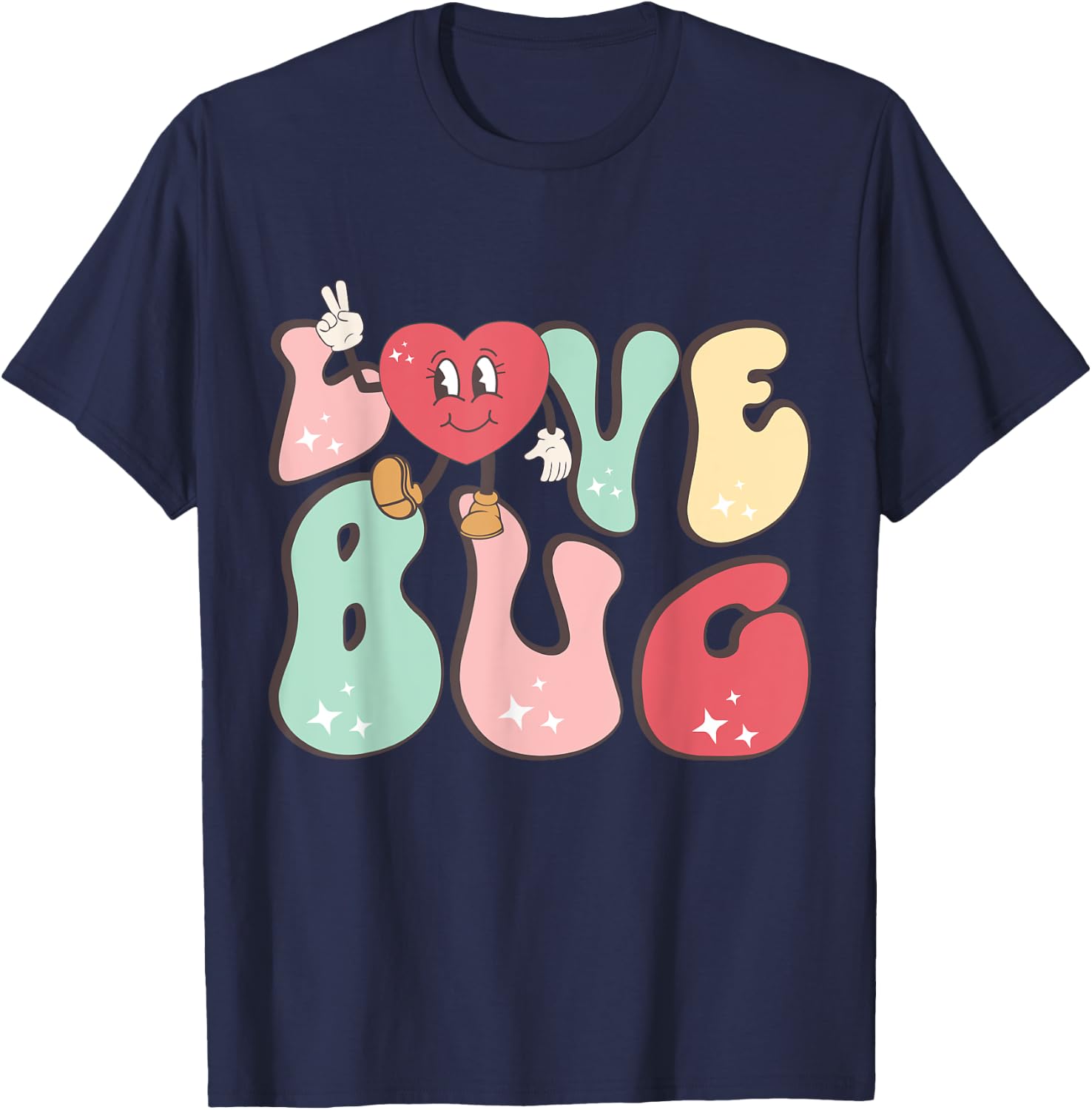 Cute LoveBug Adorable Bug Design T-Shirt - T-Shirt | Navy
