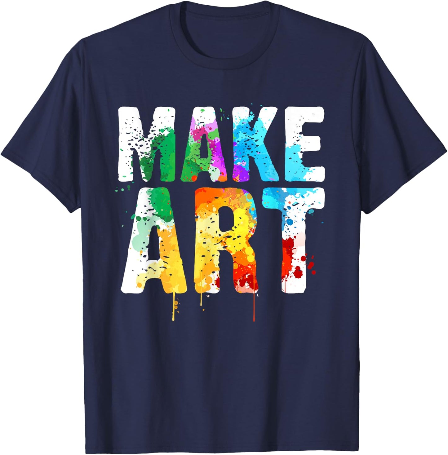 Cool Art Design Women Artists Art Painter Painting T-Shirt - T-Shirt | Navy
