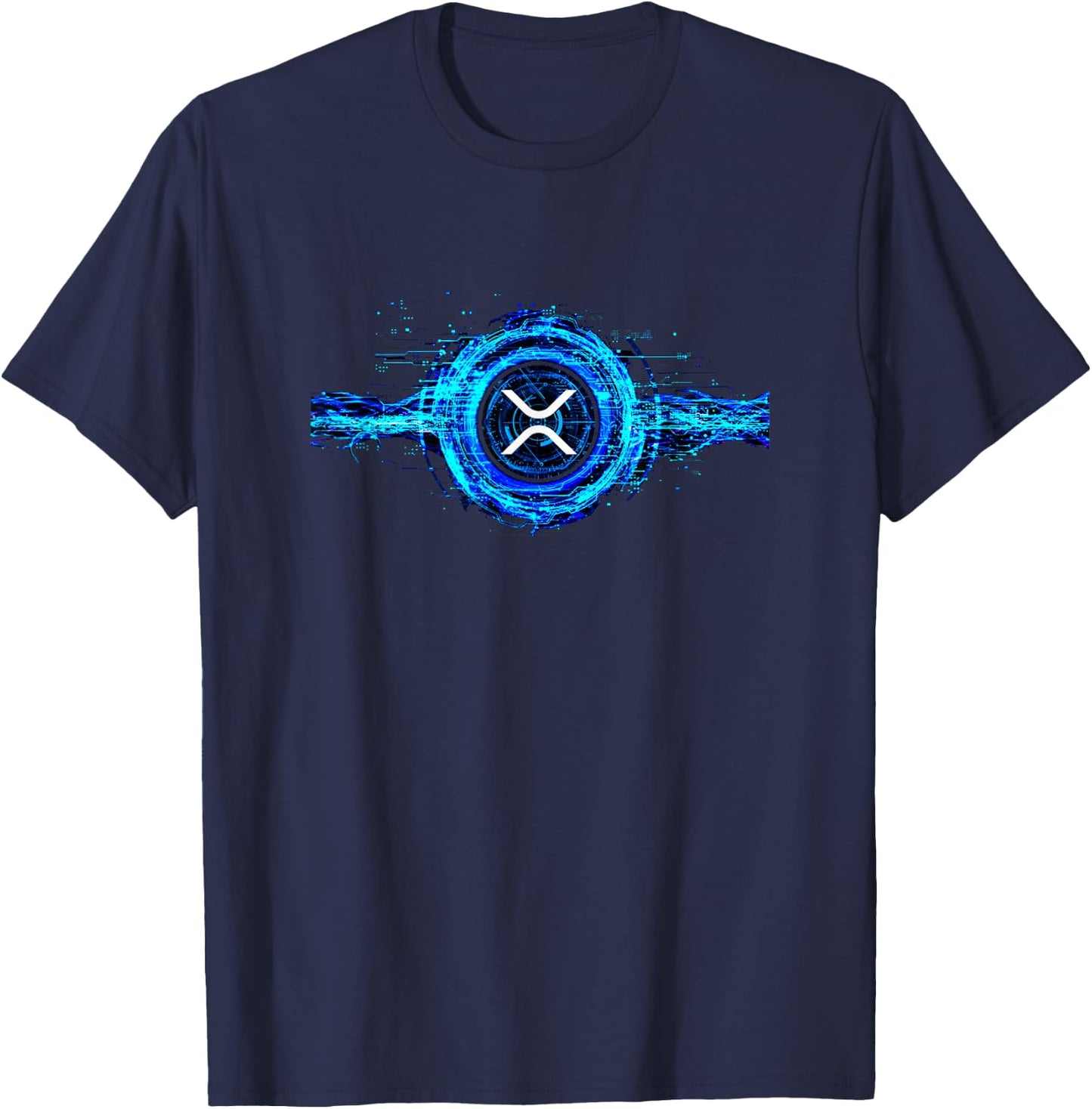 Ripple XRP Shirt New Logo Magic Crypto Currency Digital Coin T-Shirt - T-Shirt | Navy