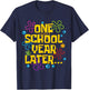 One School Year Later Summer Last Day of School Teacher Kids T-Shirt - T-Shirt | Navy
