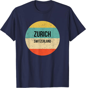 Zurich Switzerland T-Shirt - T-Shirt | Navy