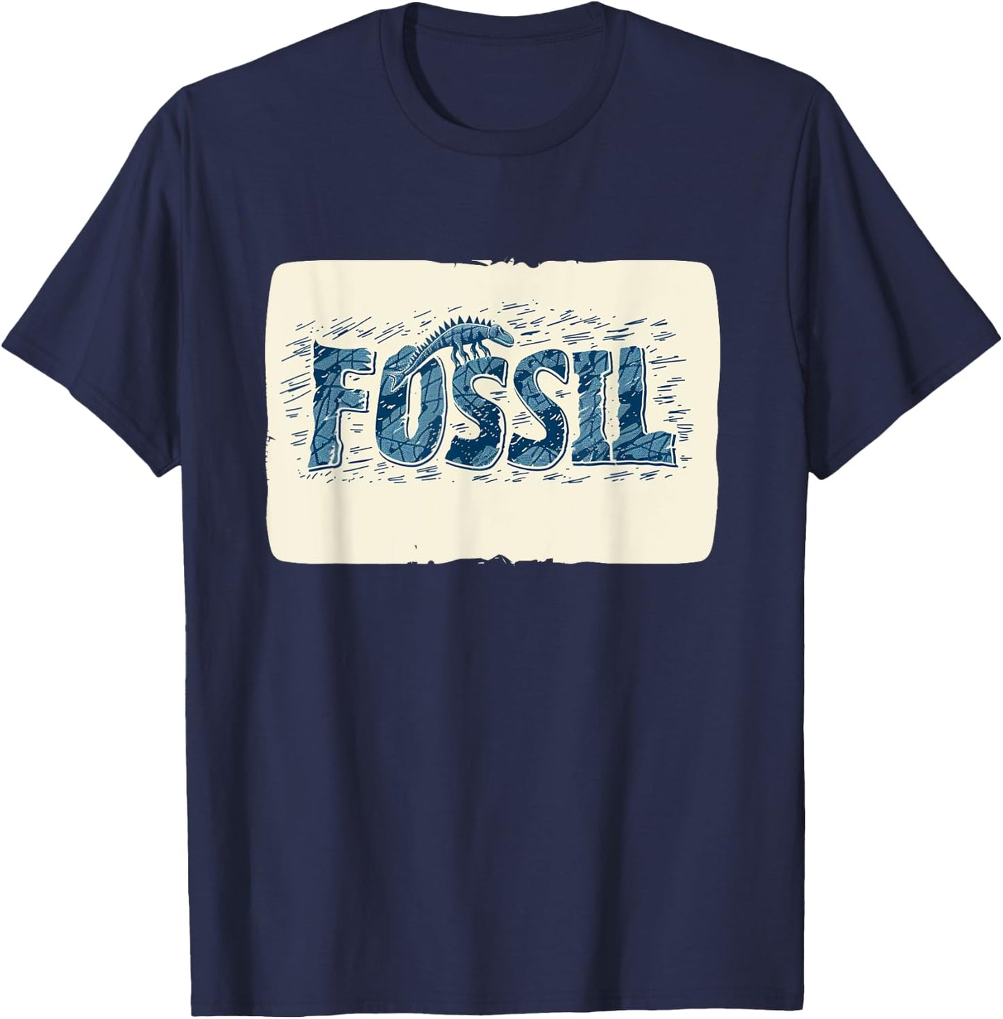 Awesome Fossil Costume T-Shirt - T-Shirt | Navy