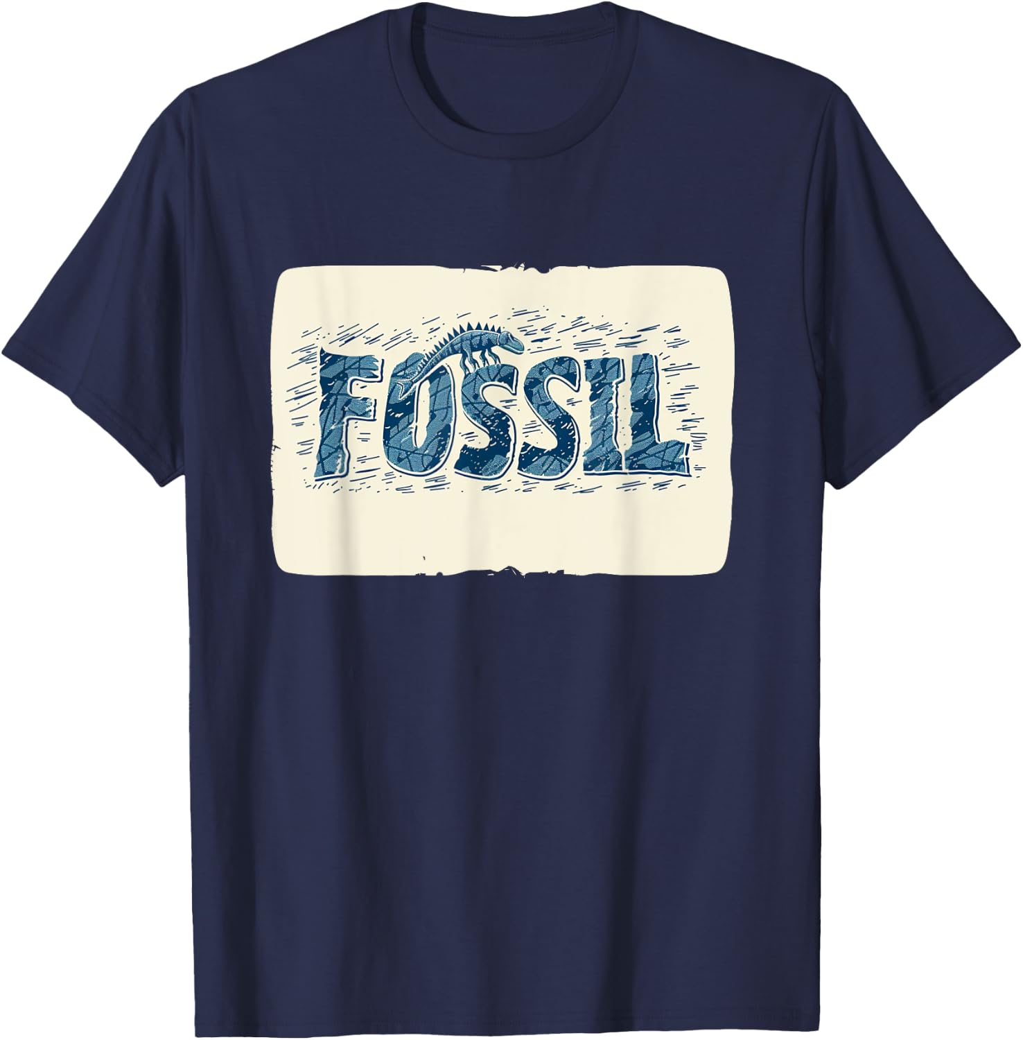 Awesome Fossil Costume T-Shirt - T-Shirt | Navy