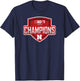 Nebraska Cornhuskers Big 10 Champs 2024 Baseball Locker Room T-Shirt - T-Shirt | Navy