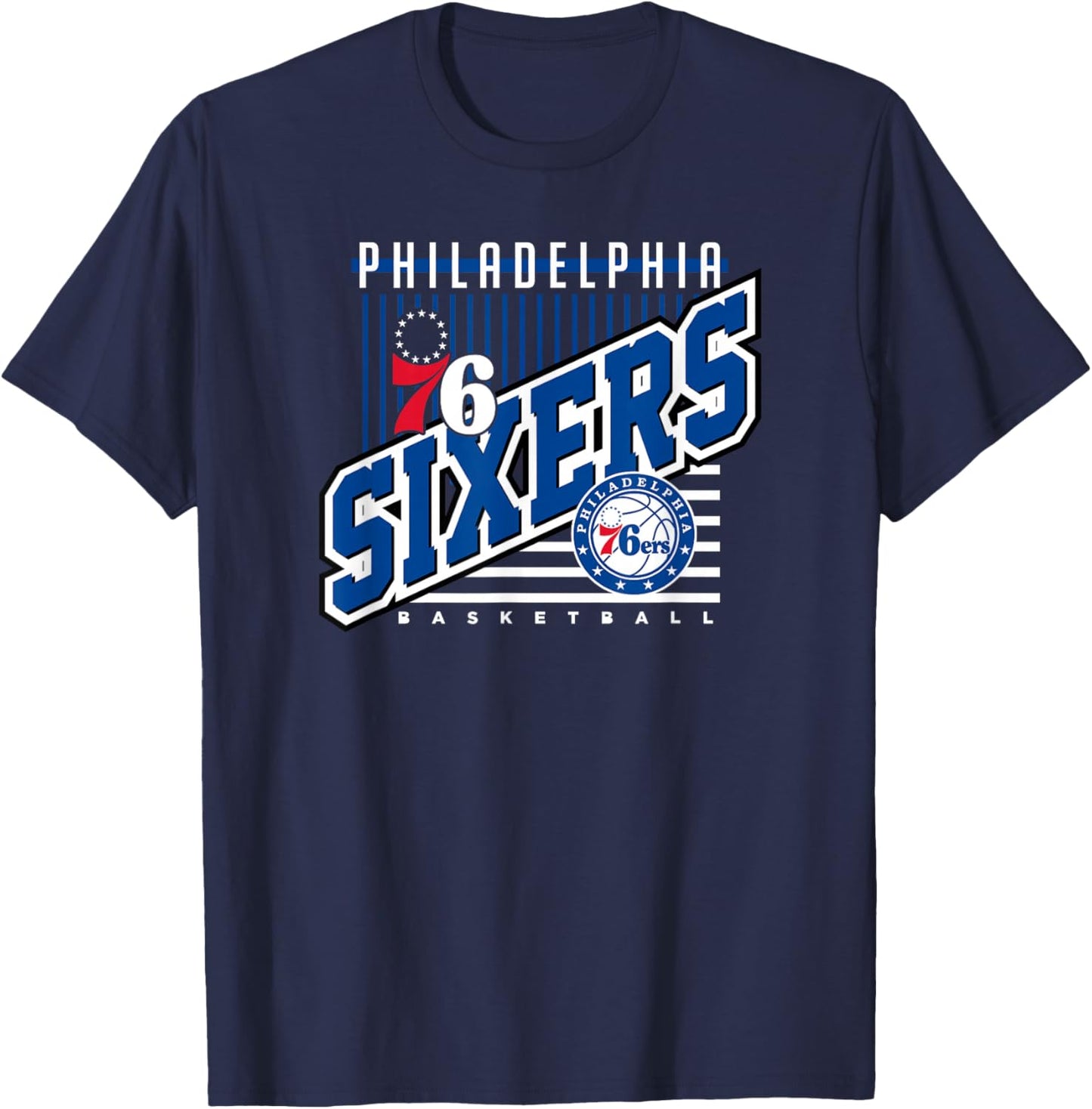 NBA Philadelphia 76ers Rise Above T-Shirt - T-Shirt | Navy