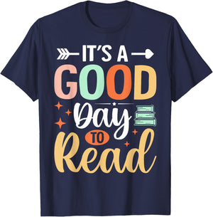 It's A Good Day To Read T-Shirt - T-Shirt | Navy