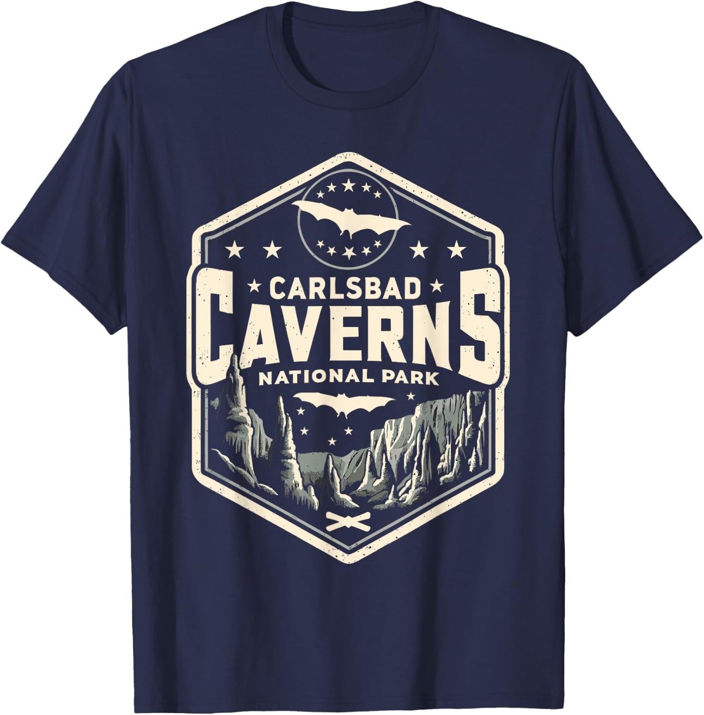 Carlsbad Caverns National Park Shirt Carlsbad Adventure T-Shirt - T-Shirt | Navy