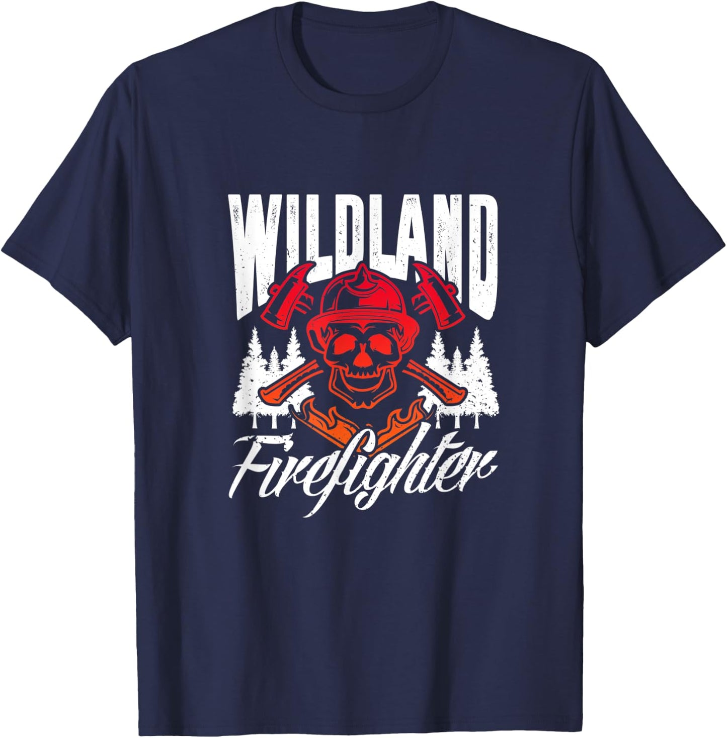 Wildland firefighter T-Shirt - T-Shirt | Navy