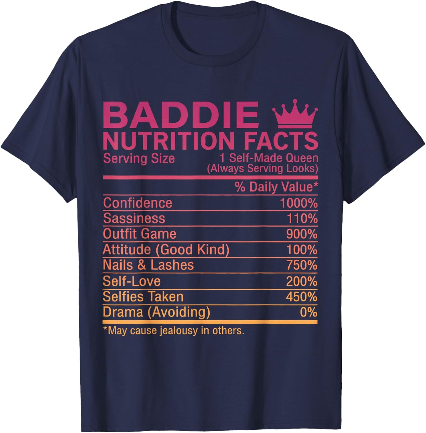 Certified Baddie T-Shirt - T-Shirt | Navy