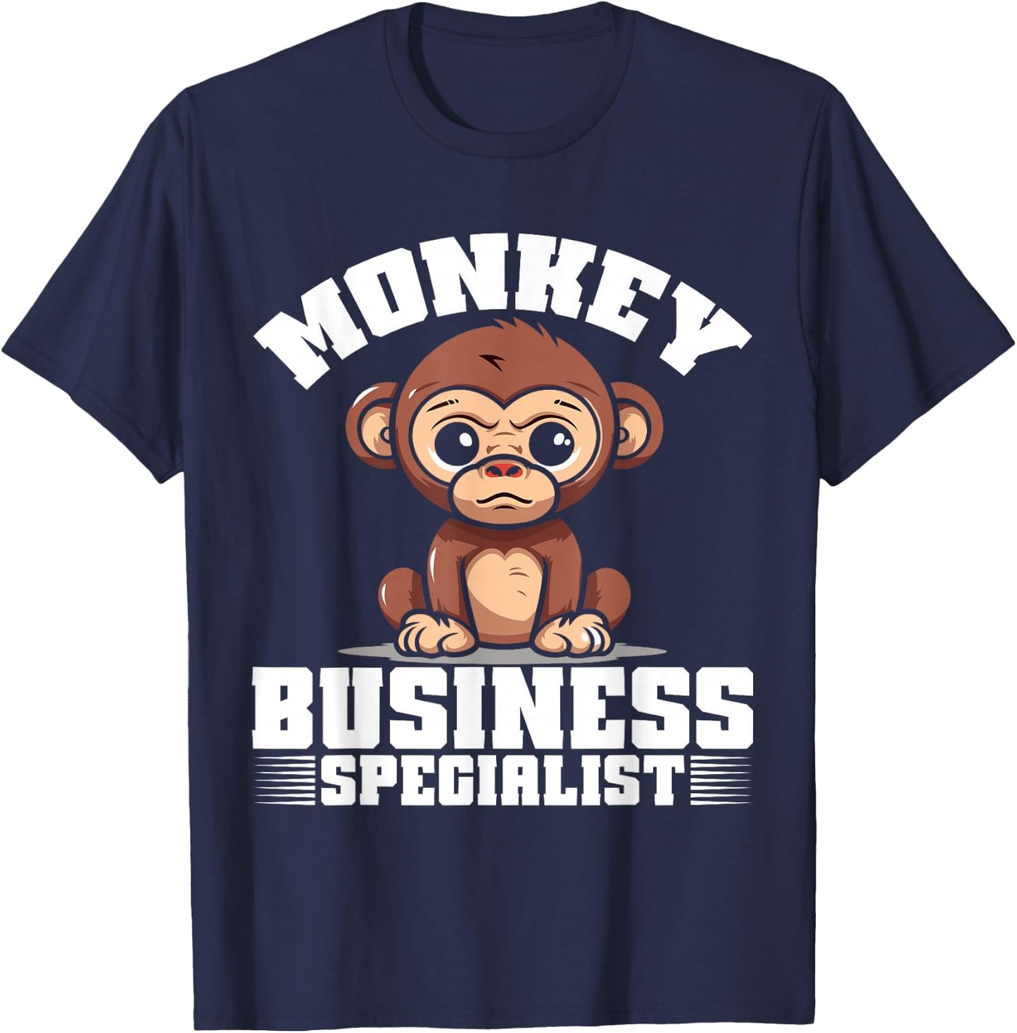 Monkey Business Specialist Monkey T-Shirt - T-Shirt | Navy