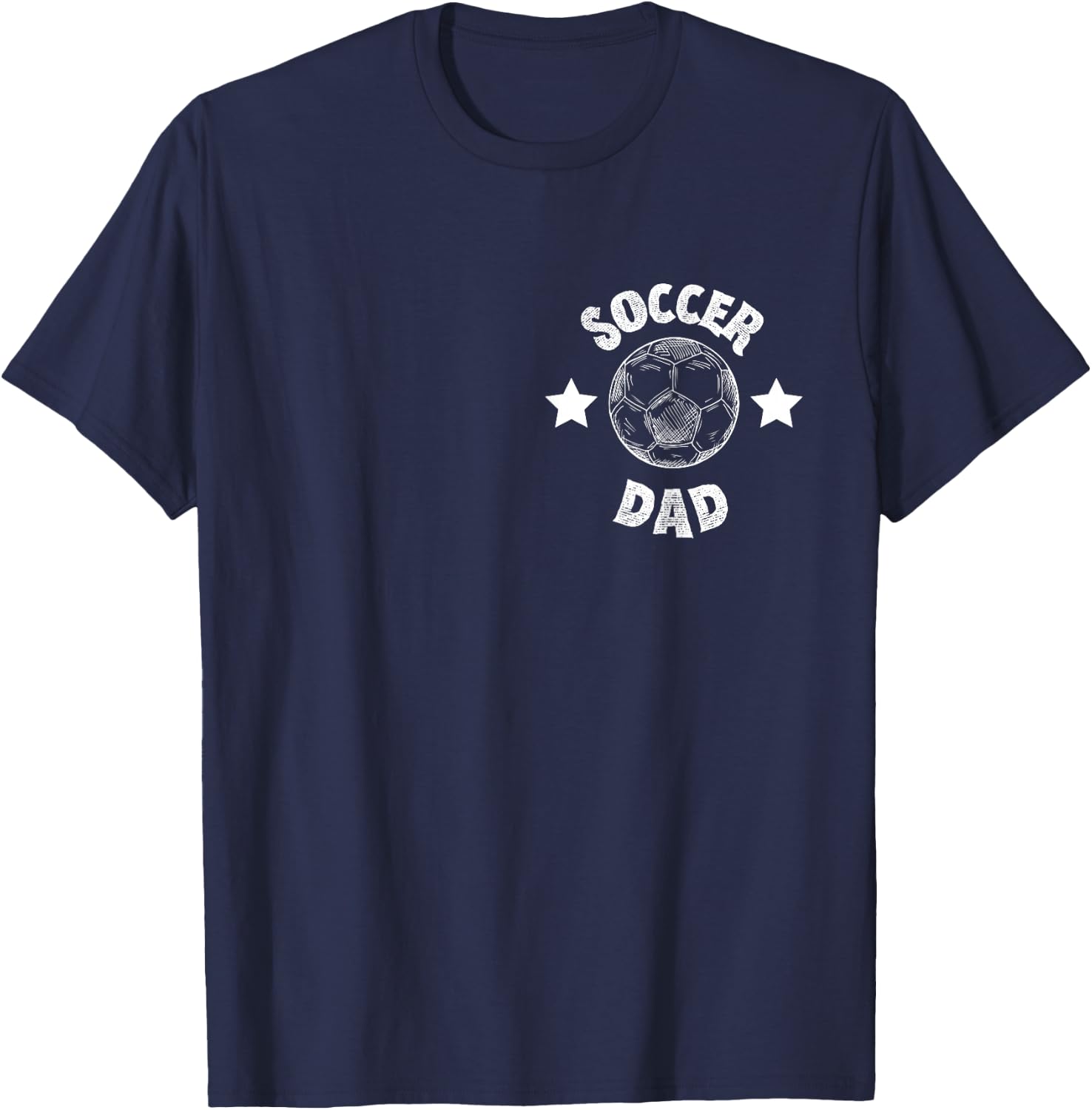 Soccer Dad Family Football Team Player Sport Father T-Shirt - T-Shirt | Navy