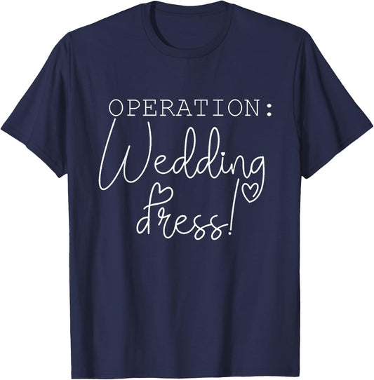 Operation Wedding dress T-Shirt - T-Shirt | Navy
