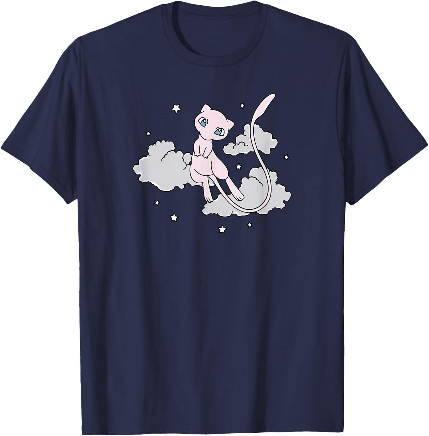 Pokémon - Mew Celestial Stars Mythical Psychic Type Gen 1 T-Shirt - T-Shirt | Navy