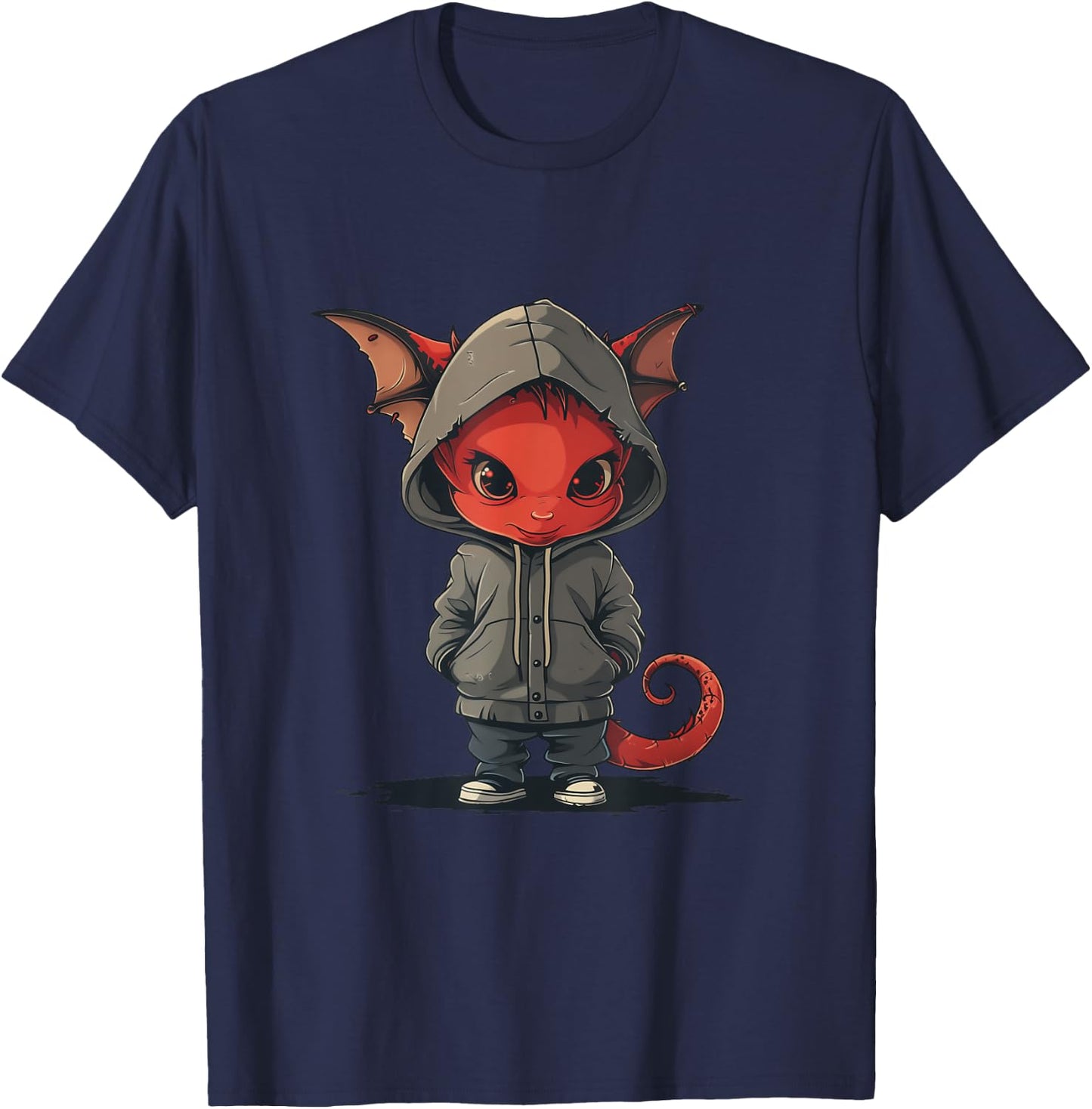 Devil as a child, little demon, troublemaker, rascal T-Shirt - T-Shirt | Navy